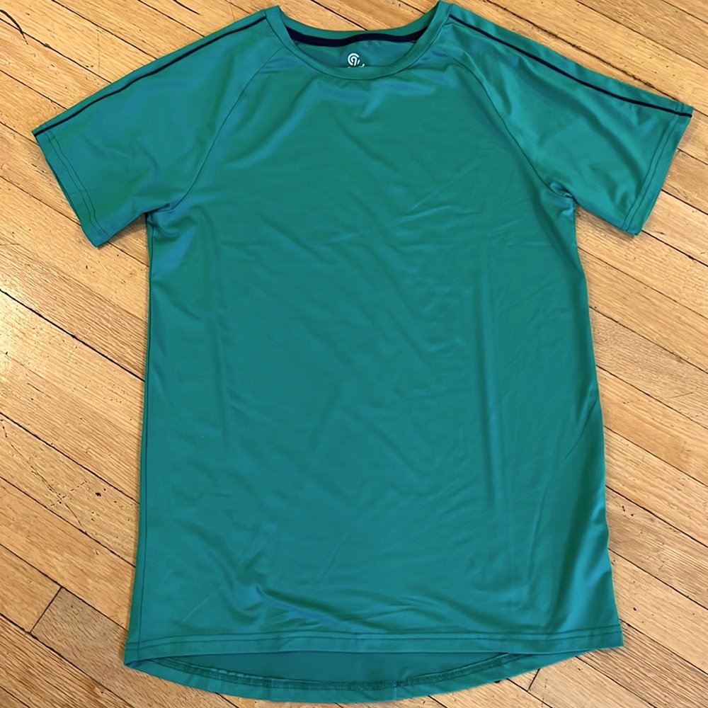 Boys athletic shirt green